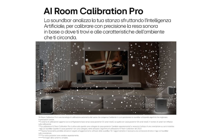 AI Room Calibration Pro soundbar SG10TY